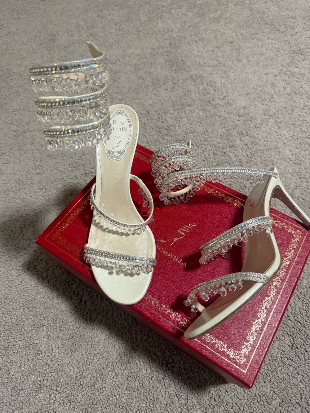 Rene Caovilla Chandelier Heels.